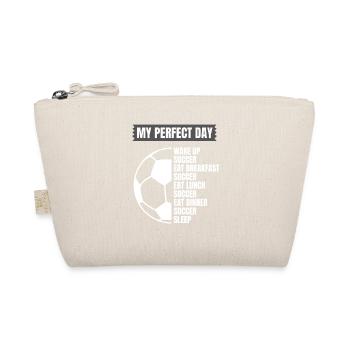 Funny Soccer Saying Soccer Fan - Organic Pouch - nature - Front