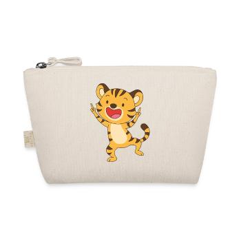 Bébé tigre radieux - Trousse biologique - nature - Devant