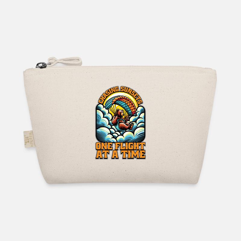 Paragliding Chasing Sunsets Parachuting Paraglider Bio-Täschchen