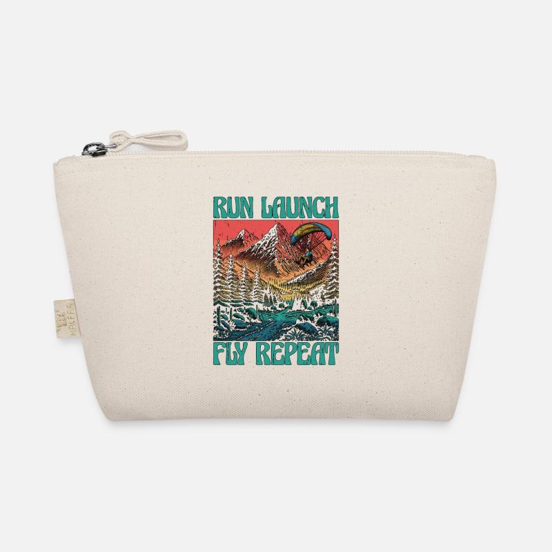 Paragliding Run Launch Fly Repeat Paramotoring Bio-Täschchen