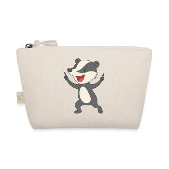 Party Badger - Organic Pouch - nature - Front