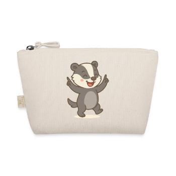 Lucky Badger - Organic Pouch - nature - Front