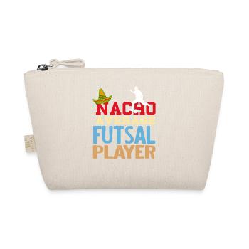 Nacho Average Futsal Player Funny Pun Odds - Organic Pouch - nature - Front