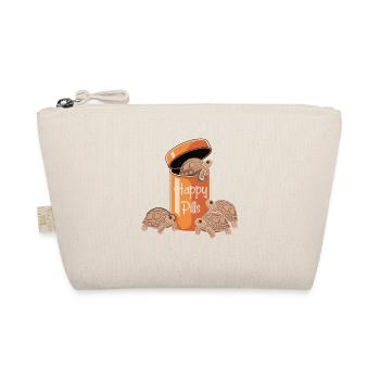 Shell-covered lucky pills!, Sulcata turtle - Organic Pouch - nature - Front