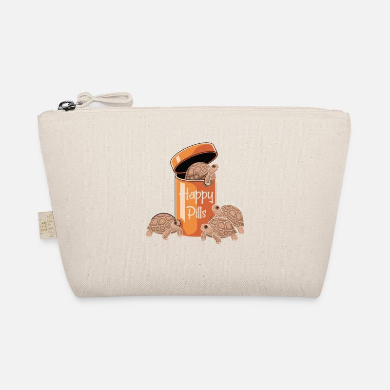 Shell-covered lucky pills!, Sulcata turtle Organic Pouch