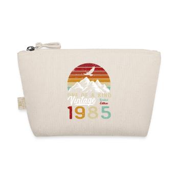 40 Jahre 1985 Vintage Retro Geburtstagsgeschenk - Bio-Täschchen - Natur - Vorne