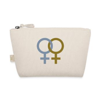 Lesbian ♀♀ - Bio-Täschchen - Natur - Vorne