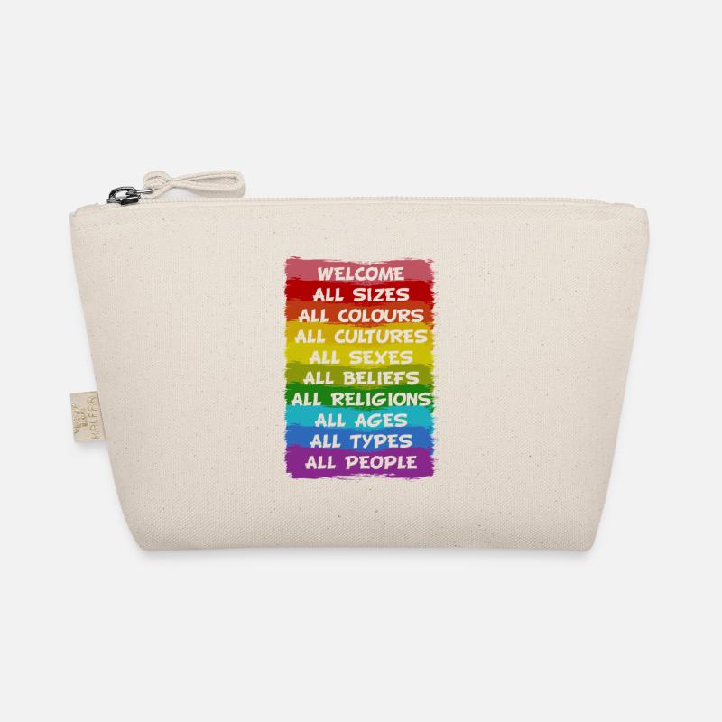 Regenbogen Pride LGBT Toleranz Liebe Gewinnt - Bio-Täschchen - Natur