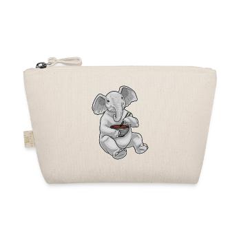 Elefant Koch Ramen Kochen - Bio-Täschchen - Natur - Vorne
