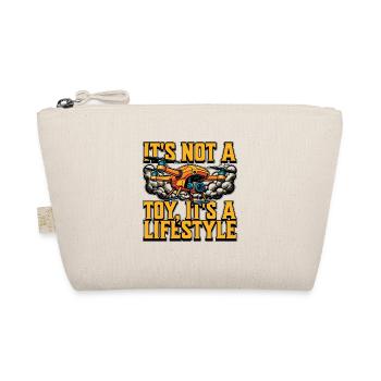 Drone Enthusiast It's Not A Toy Loves Drone Flying - Organic Pouch - nature - Front