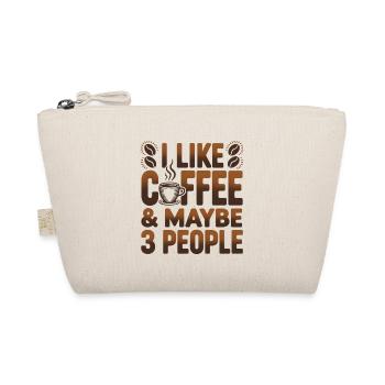 Coffee Saying Funny Coffee Humor - Organic Pouch - nature - Front