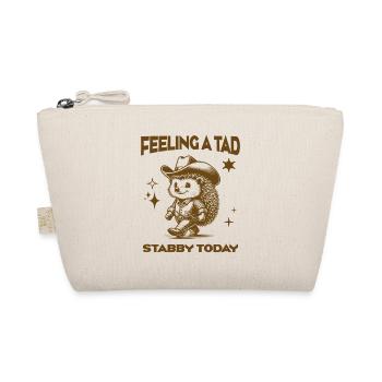 Se sentir un peu poignardé aujourd’hui Cool cowboy hérisson - Trousse biologique - nature - Devant