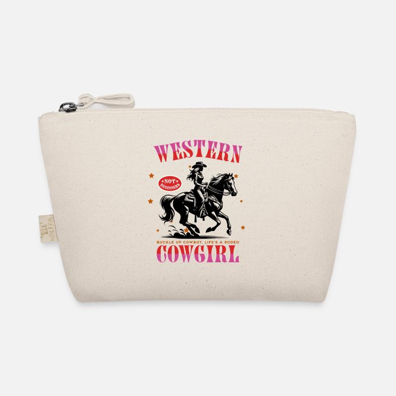 Howdy Rodeo – Not for Beginners“-Design Bio-Täschchen