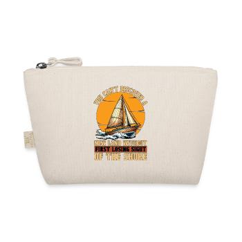 Sailing You Can't Discover A New Land Sailing Boat - Organic Pouch - nature - Front
