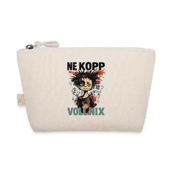 NE KOPP VOLL NIX – De travers et toujours là - Trousse biologique - nature - Devant