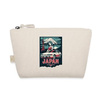 JAPAN JDM – Retro Car Poster with Fuji & Style - Organic Pouch - nature - Front
