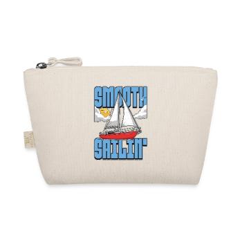 Sailing Smooth Sailin' Loves Sailing Ship Boating - Organic Pouch - nature - Front