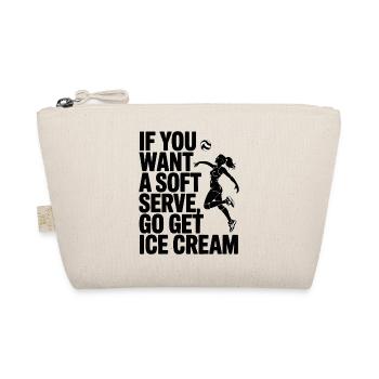 Soft-Serve? Dann ab zum Eis – Volleyball - Bio-Täschchen - Natur - Vorne