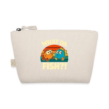 What Da Fisch WTF - Vintage What. Da Fish Cartoon - Bio-Täschchen - Natur - Vorne