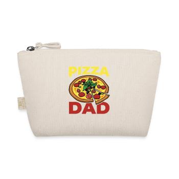 Funny Pizza Dad - Organic Pouch - nature - Front