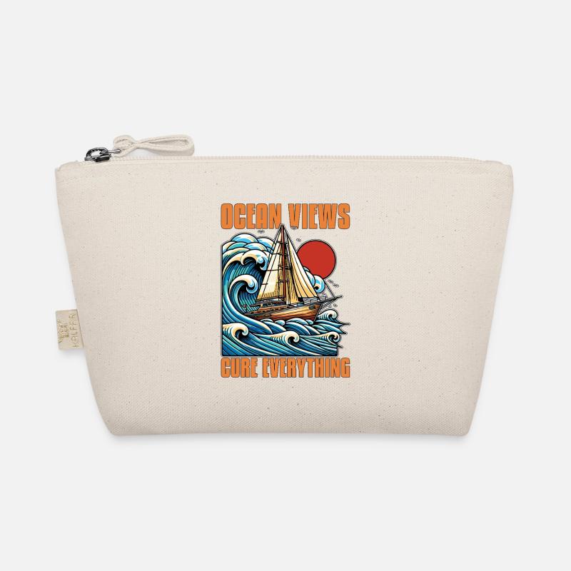 Sailing Ocean Views Cure Everything Fisherman Organic Pouch