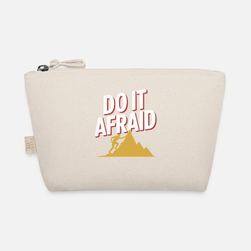 Do It Afraid Courage Development Motivation Organic Pouch