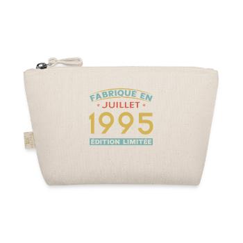 Juli 1995 Vintage Retro Geburtstagsgeschenk - Bio-Täschchen - Natur - Vorne