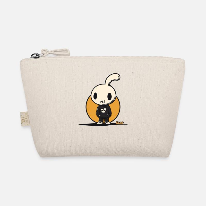 Lapin cool avec chandail crâne dessin animé Trousse biologique