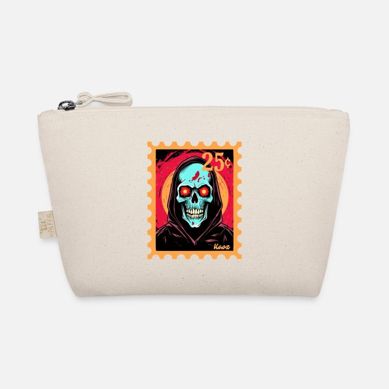 Crâne lumineux avec capuche sur timbre Trousse biologique