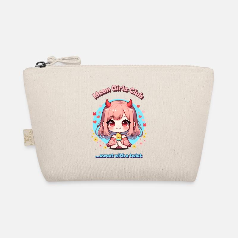 süßes Teufelchen gemeines Mädchen Kawaii Sommer Bio-Täschchen