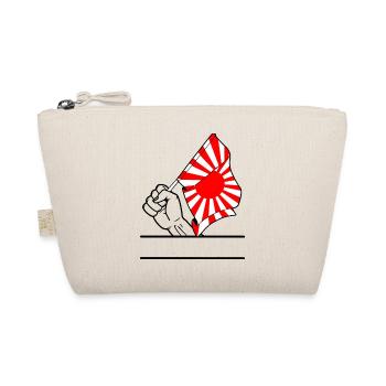 Fist with Rising Sun flag 2 - Organic Pouch - nature - Front