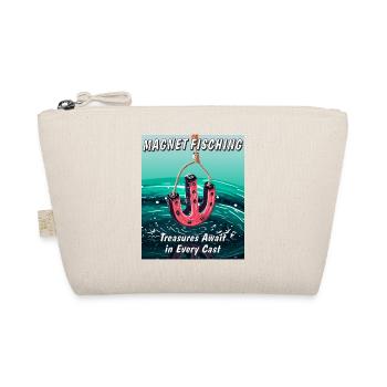 MAGNET FISCHING Treasures Await in Every Cast - Organic Pouch - nature - Front