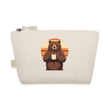 Grim Bear Coffee Mug Bears Coffee Tired - Organic Pouch - nature - Front