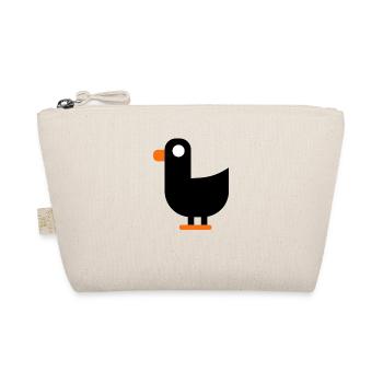 Duck Kurzgesagt - Minimalistische Ente, Earth - Bio-Täschchen - Natur - Vorne