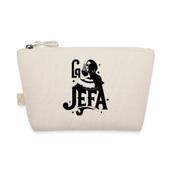 La Jefa Funny Spanish Quote for Strong Mexican Wom - Organic Pouch - nature - Front