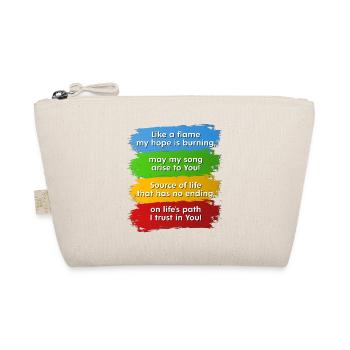 Rome 2025 Jubilee English Jubilee Hymn - Organic Pouch - nature - Front