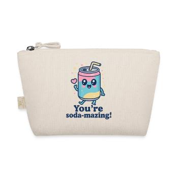 Soda-mazing Cute Kawaii Art - Organic Pouch - nature - Front