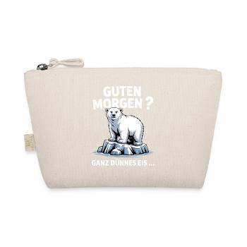 Good morning? Very thin ! Funny polar bear - Organic Pouch - nature - Front