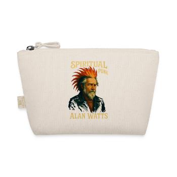 Spiritual Punk Alan Watts Shirt - Organic Pouch - nature - Front