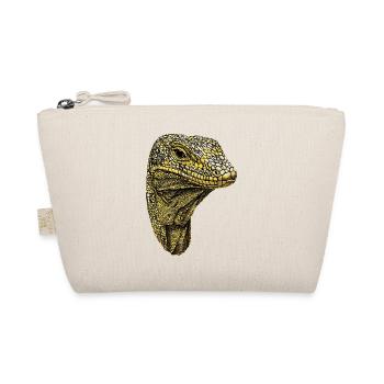 Waran Echse Reptil Komodowaran Bindenwaran Lizard - Bio-Täschchen - Natur - Vorne