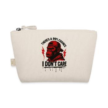 99 % de chances que je m’en fiche T-shirt - Trousse biologique - nature - Devant