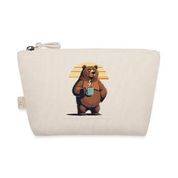 Grim Bear Coffee Mug Bears Coffee Tired - Organic Pouch - nature - Front