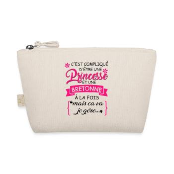 C'est Complique D'être Une Princesse Bretonne À - Trousse biologique - nature - Devant