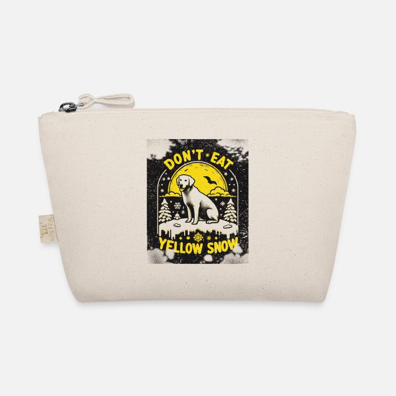 Don't eat yellow snow AI Design 2 Colors Organic Pouch