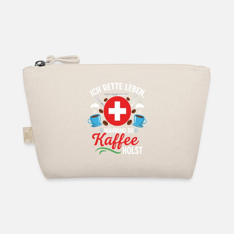 I'LL SAVE LIVES WHILE YOU GET COFFEE Organic Pouch