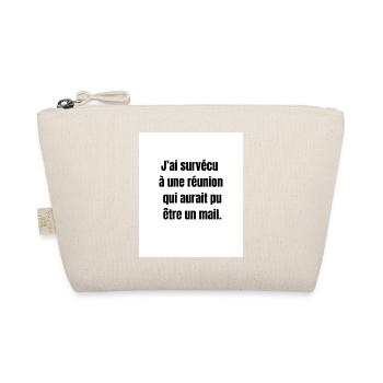 Useless Meeting – Office Humor - Organic Pouch - nature - Front