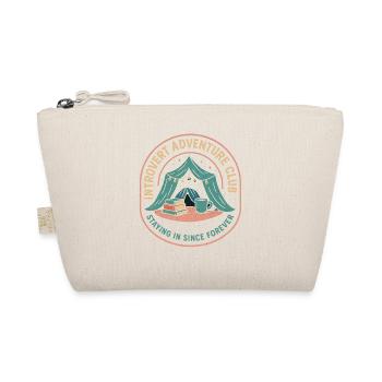 Introvert Adventure Club - Cozy Indoor Camp - Organic Pouch - nature - Front