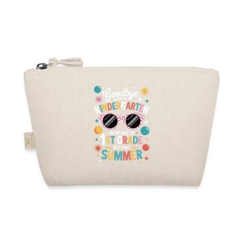Bye bye kindergarten summer saying - Organic Pouch - nature - Front