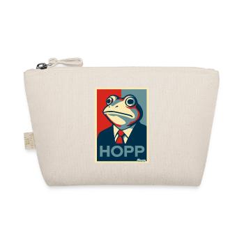 Grenouille en costume avec dire Hopp parodie - Trousse biologique - nature - Devant