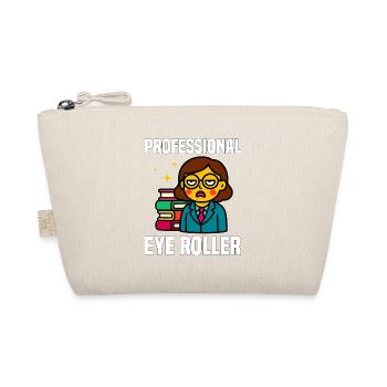 PROFESSIONAL EYE ROLLER - TEACHER GIFT - Organic Pouch - nature - Front